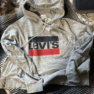 Women’s Levi’s grey hoodie